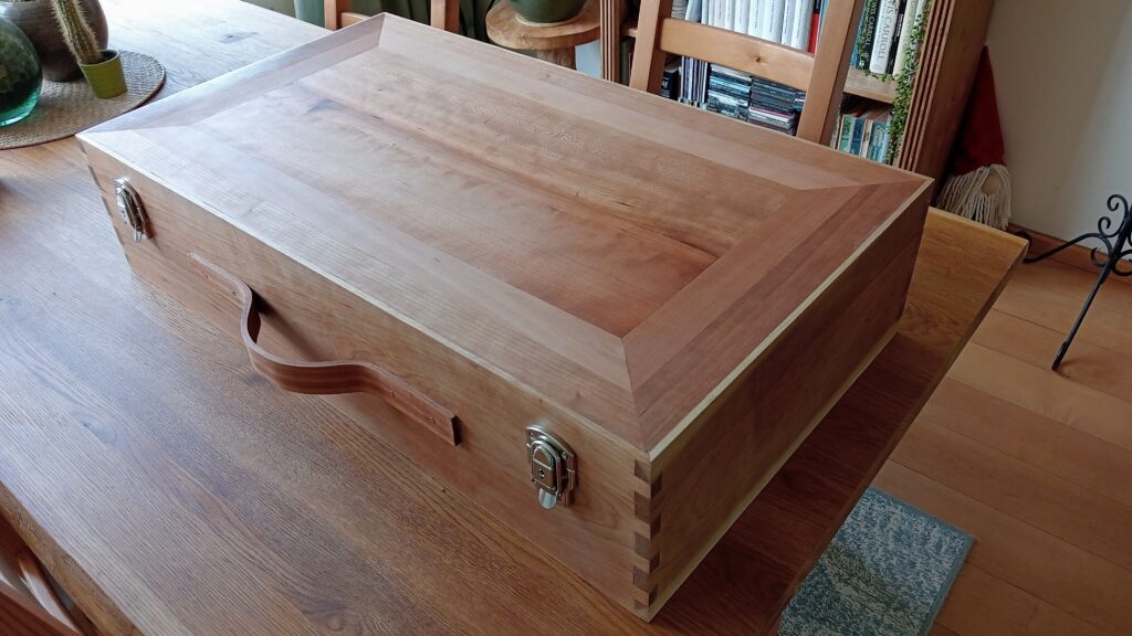 Houten instrumentkoffer